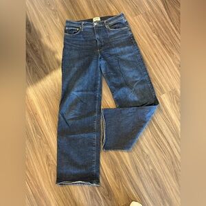 Agolde Dark Blue Straight Leg Women's Jeans
